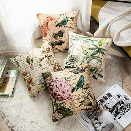 Emvency Throw Pillow Cover Victorian Bird Paris French Botanical Rose Decorative Pillow Case Floral Home Decor Square 18x18 Inch Cushion Pillowcase Emvency Throw Pillow Cover Victorian Bird Paris French Botanical Rose Decorative Pillow Case Floral Home Decor Square 18x18 Inch Cushion Pillowcase